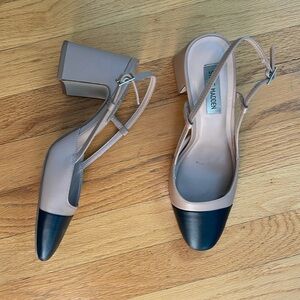 Steve Madden cap toe sling back “Becka” heels - size 8.5